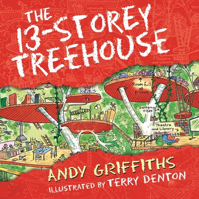 The 13-Storey Treehouse: The laugh-out-loud adventure, full of comic book style illustrations